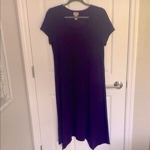 Chicos purple midi dress size medium